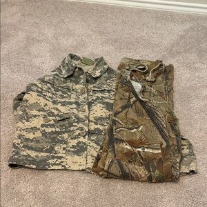 Camo Jacket & Overalls